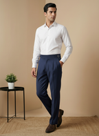 Navy Gurkha Pants