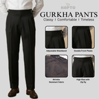 Black Gurkha Pants
